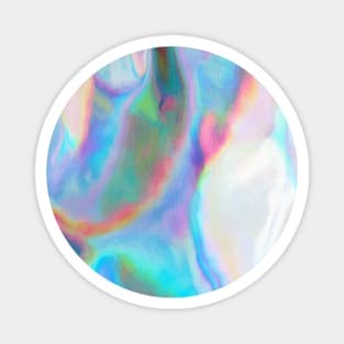 Iridescence 2 - Rainbow Abstract Magnet